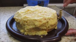 Медовик на кефире с цитрусовым кремом - шаг 7 Медовик на кефире с цитрусовым кремом - шаг 7