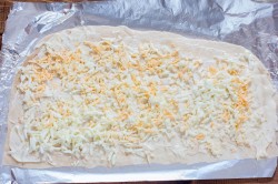 Мимоза в лаваше рулет - шаг 2