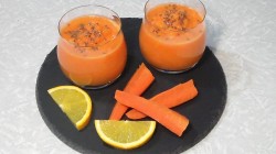 Морковный смузи с яблоком апельсином - шаг 8 Морковный смузи с яблоком апельсином - шаг 8