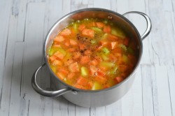 Морковный суп пюре постный вегетарианский - шаг 7 Морковный суп пюре постный вегетарианский - шаг 7