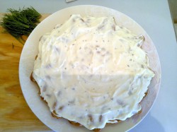 Мясной торт с сырным кремом - шаг 16