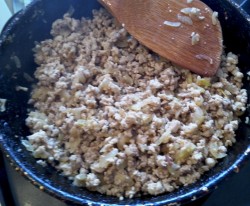 Мясной торт с сырным кремом - шаг 3