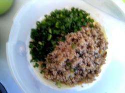 Мясной торт с сырным кремом - шаг 8