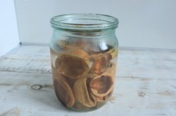 Настойка самогона на грецких орехах - шаг 3 Настойка самогона на грецких орехах - шаг 3