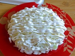 Нежность салат классический от Елены - шаг 14 Нежность салат классический от Елены - шаг 14