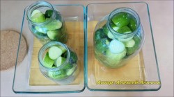 Огурцы в кипящем маринаде на зиму - шаг 2 Огурцы в кипящем маринаде на зиму - шаг 2