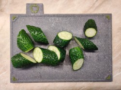 Огурцы в томатном соке на зиму - шаг 2 Огурцы в томатном соке на зиму - шаг 2