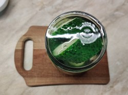 Огурцы в томатном соке на зиму - шаг 4 Огурцы в томатном соке на зиму - шаг 4