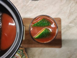 Огурцы в томатном соке на зиму - шаг 7 Огурцы в томатном соке на зиму - шаг 7