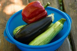 Овощи на решетке на углях - шаг 1