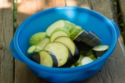 Овощи на решетке на углях - шаг 2