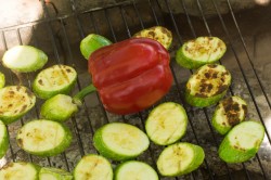 Овощи на решетке на углях - шаг 5