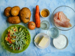 Овощной суп с фрикадельками - шаг 1 Овощной суп с фрикадельками - шаг 1