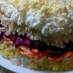 Овощной торт