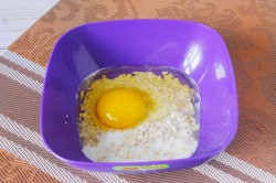 Овсяноблин с сыром и помидорами - шаг 2