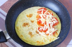 Овсяноблин с сыром и помидорами - шаг 8