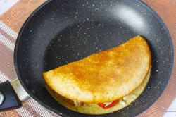 Овсяноблин с сыром и помидорами - шаг 9