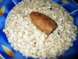 Овсяный кисель из хлопьев геркулеса с черным хлебом - шаг 4