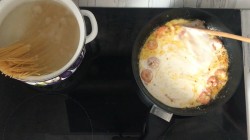 Паста с креветками в чесночном соусе - шаг 5