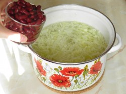 Постные щи с фасолью, консервированной и капустой - шаг 6 Постные щи с фасолью, консервированной и капустой - шаг 6