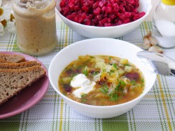 Постные щи с фасолью, консервированной и капустой - шаг 11 Постные щи с фасолью, консервированной и капустой - шаг 11