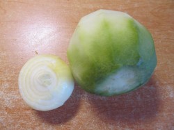 Постная окрошка на квасе - шаг 3 Постная окрошка на квасе - шаг 3