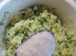 Постная окрошка на квасе - шаг 9 Постная окрошка на квасе - шаг 9