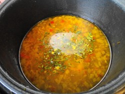 Постный суп в мультиварке с чечевицей - шаг 7