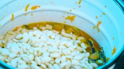 Закуска на зиму из баклажанов с фасолью и болгарским перцем - шаг 13 Закуска на зиму из баклажанов с фасолью и болгарским перцем - шаг 13