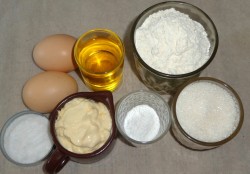 Пышки на сметане - шаг 1 Пышки на сметане - шаг 1