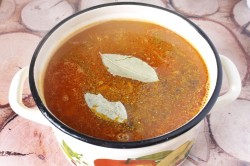 Рассольник куриный с перловкой и солеными огурцами - шаг 6 Рассольник куриный с перловкой и солеными огурцами - шаг 6