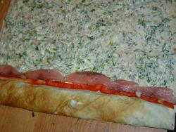 Рулет из лаваша с горбушей - шаг 8