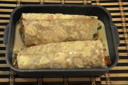 Рулет лаваш с фаршем в духовке - шаг 15