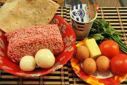 Рулет лаваш с фаршем в духовке - шаг 1