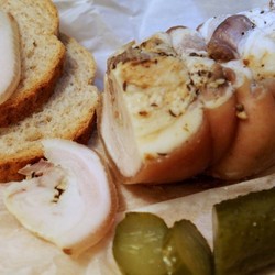 Рулет из подчеревка запеченный в духовке