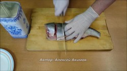 Горбуша под маринадом - шаг 1 Горбуша под маринадом - шаг 1