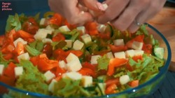 Салат Греческий с дунганским перцем и сыром фета - шаг 13