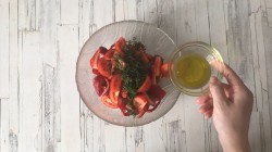 Салат из жареной индейки с фруктами - шаг 7