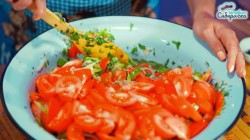 Салат из помидоров и огурцов на зиму - шаг 14 Салат из помидоров и огурцов на зиму - шаг 14