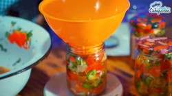 Салат из помидоров и огурцов на зиму - шаг 18 Салат из помидоров и огурцов на зиму - шаг 18