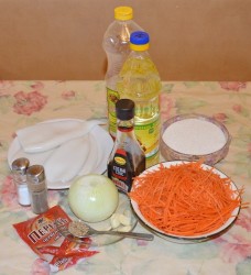 Салат Кальмары с корейской морковью - шаг 1