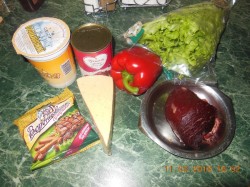 Салат Кармен - шаг 1 Салат Кармен - шаг 1