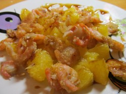 Салат Креветки с апельсинами, кунжутом - шаг 10