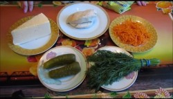 Салат Лисичка с курицей - шаг 1 Салат Лисичка с курицей - шаг 1