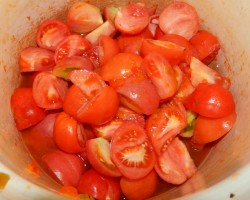 Салат Монастырский с фасолью на зиму - шаг 6 Салат Монастырский с фасолью на зиму - шаг 6