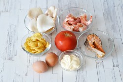 Салат в сырной корзинке - шаг 8