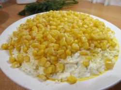 Салат Подсолнух с печенью трески - шаг 14