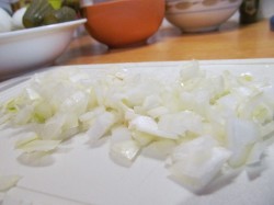 Салат Подсолнух с печенью трески - шаг 3