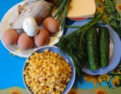 Салат Танк на 23 февраля - шаг 1 Салат Танк на 23 февраля - шаг 1