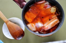 Сало пятиминутка в луковой шелухе - шаг 7 Сало пятиминутка в луковой шелухе - шаг 7